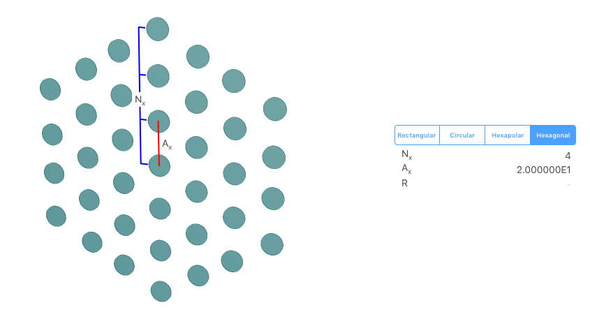 array-hexagonal