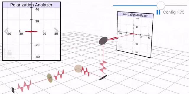 Raylab Polarization Modeling - animated